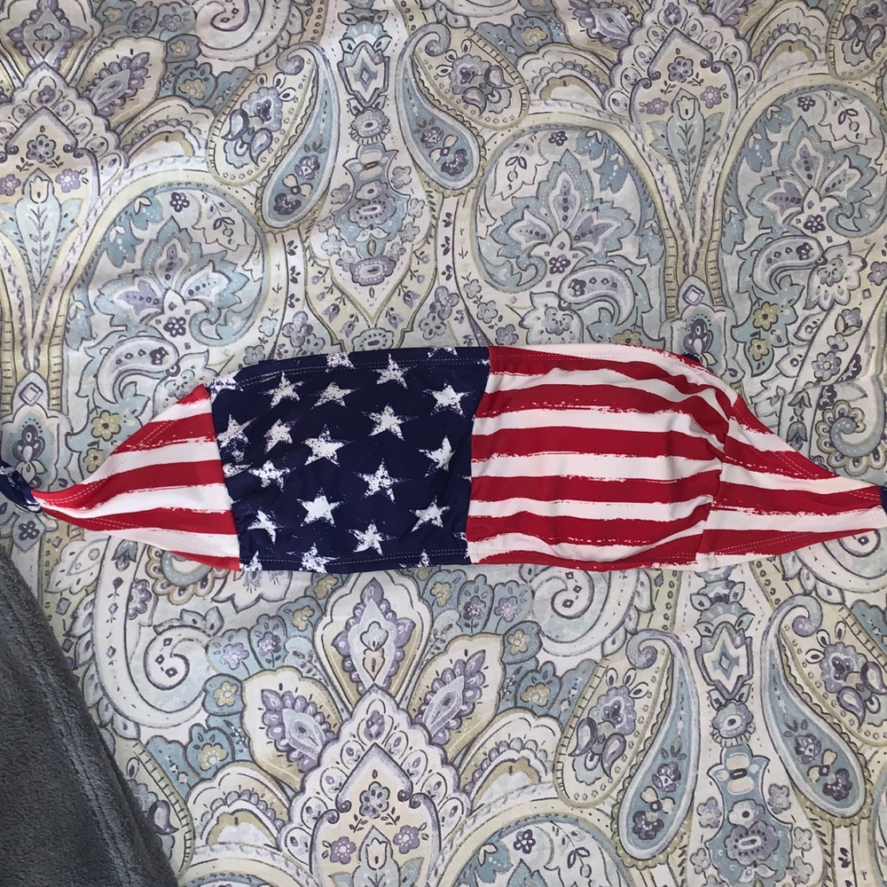 american flag bandeau top